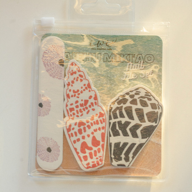 Waiehu Mikiao - Nail file set: Pupu Hinuhinu