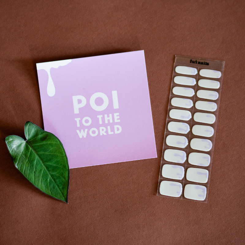 25% OFF (applied in cart) POI TO THE WORLD: Nail Set & Canvas Bag