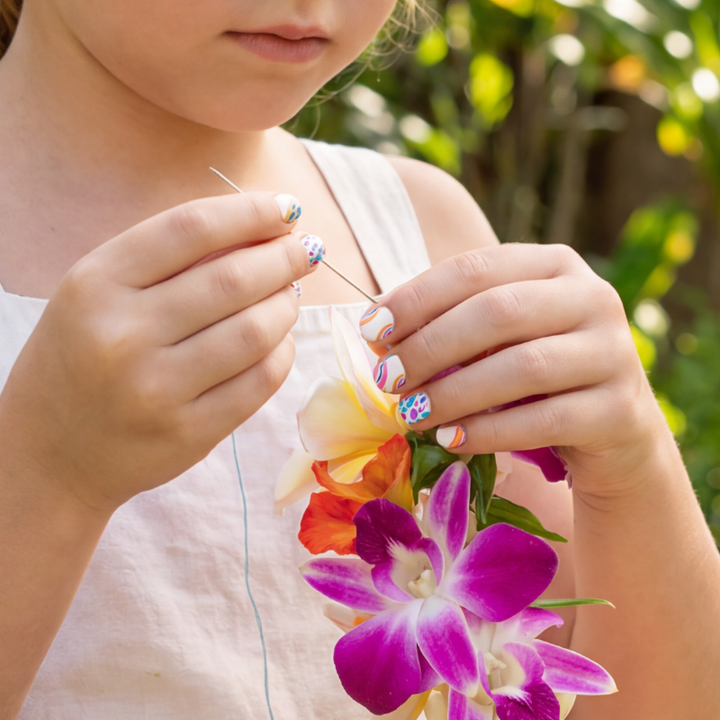 MEEK NEST x IWI NAILS: Anuenue (Rainbow) Raindrops [Keiki/Kids]