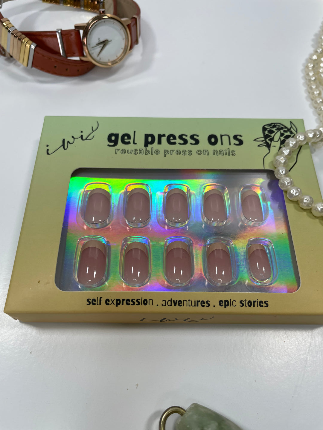 Surprise Item - Reusable Gel Press On (Short Square)
